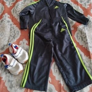 Toddler Addidas Jogger suit & shoes